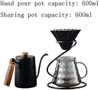 JITEM Cafetera long Spout Pot Ice Dripper Maker Manual Household Drip Coffee Hand-Brewed Cold Brew Pot with Filter Tabletop Coffee Maker for Coffee or Tea - Image 2