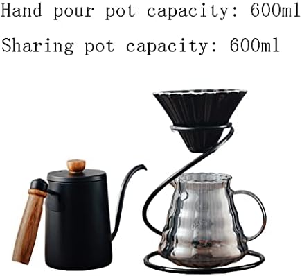 JITEM Cafetera Long Spout Pot Ice Dripper Maker Manual Household Drip Coffee Hand-Brewed Cold Brew Pot with Filter Tabletop Coffee Maker for Coffee or Tea - Image 2