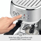Breville BES500OLT Bambino Plus Espresso Machine, Olive Tapenade - Image 7