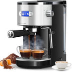 COWSAR Espresso Machine 20 Bar, Semi-Automatic Espresso Maker with Milk Frother Steam Wand, 45 OZ Removable Water Tank for Cappuccino, Latte, Home by COWSAR