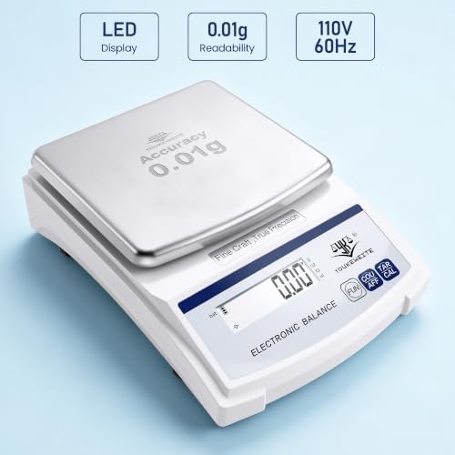 Lab Scale 5000gx0.01g, Digital Gram Weight Scale for Jewelry，Coin & Gold - Image 2