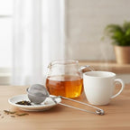 Stainless Steel Tea Ball Infuser with Fine Mesh for Loose Leaf Tea, Compact Spherical Strainer for Mugs and Teapots (1 PC) - Image 2