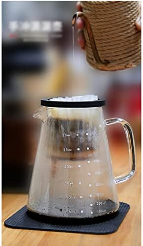 JITEM Cafetera Hand-Brewed Ice Cold Dripper Coffee and Tea Maker Dripper Brewer Maker with Adjustable Water Flow Stainless Steel Filter for Coffee or Tea - Image 7