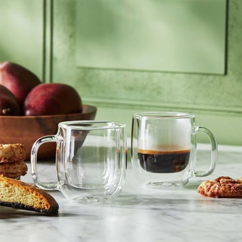 ZWILLING Sorrent 39500-110 Sorrento Double Wall Glasses, Espresso, 2-Piece Set, Insulated, Double Layer - Image 2