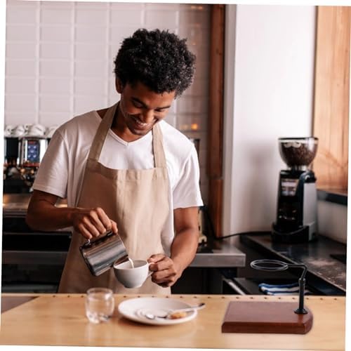 Adjustable Coffee Dripper Stand with Thick Wooden Base for Cups - Image 4