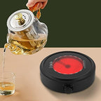 Electric Mini Stove, Portable Hot Plate 700W 110V Electric Stove for Boiling Water, Making Tea and Coffee, 8 * 2.8inch (Black) - Image 3