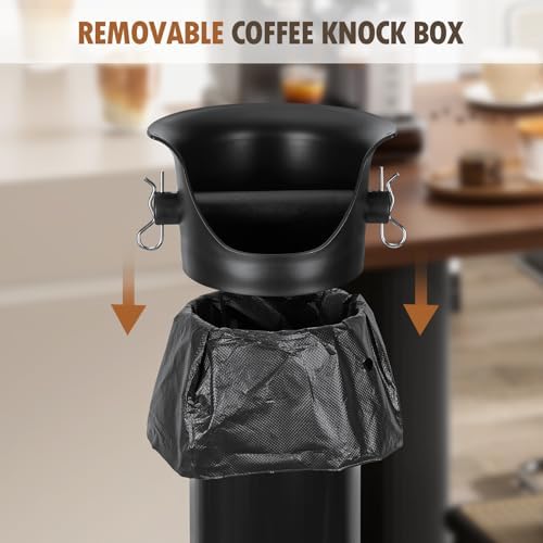 Nisorpa Coffee Knock Box,Commercial Floor-Standing Espresso Knock Box, 18L - Image 7