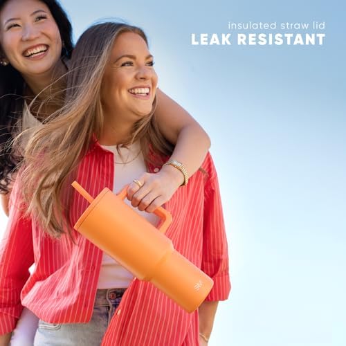 Simple Modern Valentine's Day Disney 40 oz Tumbler with Handle | Insulated Stainless Steel Water Bottle Travel Mug | Holiday Gifts for Women Her | Trek Collection | 40oz | Minnie Dots and Faces - Image 6
