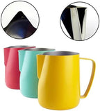 Milk JugMilk Frothing Jug Pitcher Stainless Steel Frother Cup Espresso Steam Coffee for, Latte Art(600ml) - Image 3