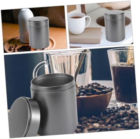 MAGICLULU 6pcs Metal Canister Tea Tin Loose Leaf Tea Storage Jars Airtight Food Container - Image 6