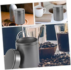 MAGICLULU 6pcs Metal Canister Tea Tin Loose Leaf Tea Storage Jars Airtight Food Container - Image 6