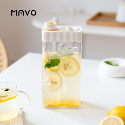 MAVO Cold Brew Coffee Maker, 27oz Iced Coffee Maker and Tea Brewer, Fine Mesh Filter, Leak-Proof Seal, Removable Design for Easy Cleaning, Durable Tritan Material, Space Saving - Home and Camping - Image 6