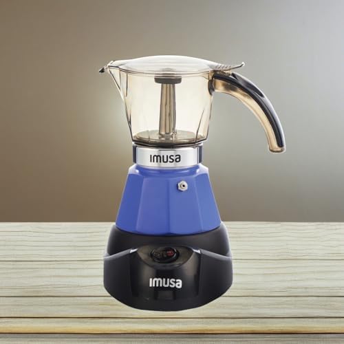 IMUSA 3 or 2 Cup Electric Espresso Maker with Cool-touch Handle, Purple - Image 5