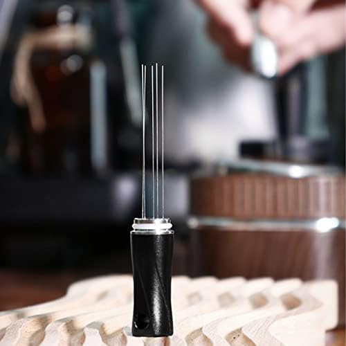 Espresso Coffee Stirrer Needle - Professional Stainless Steel Coffee Stirrer WDT Tool with Cover, Professional Barista Hand Distribution Tool(B) - Image 7