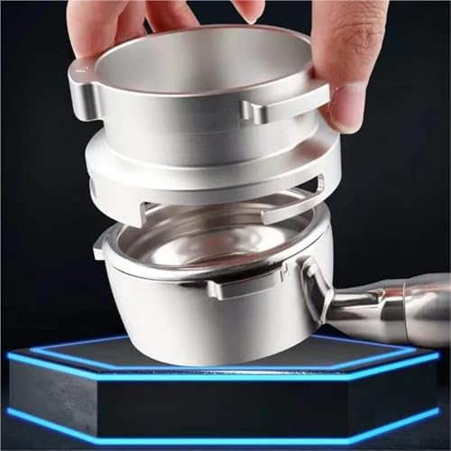 Compatible for Gevi, Compatible for Barsetto 58mm Rotatable Coffee Dosing Ring(Barsetto Ring Silver) - Image 4
