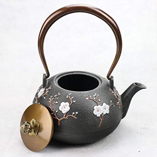 Cast iron teapot,classic tea kettle,Japanese Cast Iron Teapot Kettle, Tetsubin Tea Kettle Stovetop Safe for Loose Tea and Teabags, 1200ML - Image 5