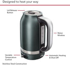 KitchenAid 1.7L Electric Kettle, Temp Control KEK1701, Juniper - Image 2