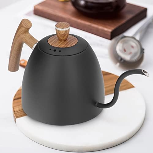 Pour Over Coffee Kettle, 800ml Gooseneck Tea Kettle, Stainless Steel Kettle with Gooseneck Spout for Various Brewing Methods - Image 4