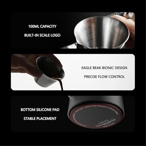 Digital Espresso Scale, High Precision, Touch Buttons, 0.1G Accuracy, 2-500G Range, 100mL Capacity, 60S Auto Off, Perfect for Kitchen Dosing and Brewing - Image 4