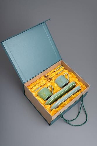 Couple Coffee Set - Porcelain Gift Box - Image 6