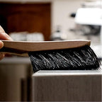 Coffee Machine Cleaning Brush Coffee Powder Cleaning Brush Walnut Solid Wood Handle Small Hair Brush Grinder Cleaning Brush(#1) - Image 2