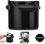 Dreamfarm Big Grindenstèin Sturdy, Compact, Modern Space-Saving Espresso Coffee Grind Knock Box -Black by Dreamfarm