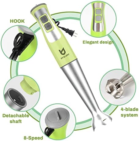UTALENT 3-in-1 Immersion Hand Blender - Puree Food, Smoothies and Soups - Image 2