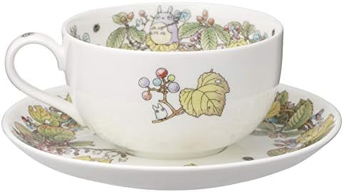 Noritake T97285A/4660-5 Milk Tea Cup & Saucer, 11.8 fl oz (325 cc), My Neighbor Totoro Gajimi Edition, Microwave Safe, 1 Guest, Bone China - Image 3