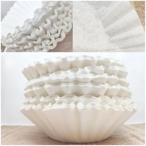 50 / 100Pcs Basket Coffee Filters Replacement White Coffee Paper Pod Paper Filters For 8-12 Cup Makers(100pcs) - Image 4