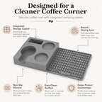 Silicone Espresso Tamping Station，Tamping Mat for Coffee Bar - Image 7