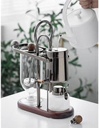 JITEM Cafetera Belgium Luxury Royal Balance Syphon Coffee and Tea Maker Siphon Coffee Tea Brewer Elegant Retro Style with U Handle Glass Siphon Pot for Coffee or Tea - Image 7