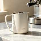IKAPE Milk Frothing Pitcher 15.2oz Milk Frother Cup Espresso Milk Frothing Pitcher Stainless Steel Frothing Pitcher for Latte Art, Black - Image 5