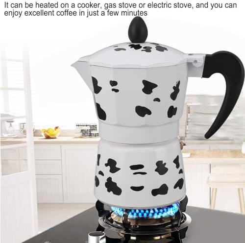 Espresso Stovetop Coffeemaker, Stovetop Espressos Maker, Coffee Maker for Home Cafe Outdoor Activities Camping Travel (3 Cups 150ML) - Image 5