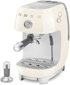 Smeg ECF03 Made in Italy Retro Espresso Machine with Cold Brew, 15 Bar Pump, Thermoblock Heating, Steam Wand, Adjustable Temperature, 47 oz Water Tank- (Cream) by Unknown