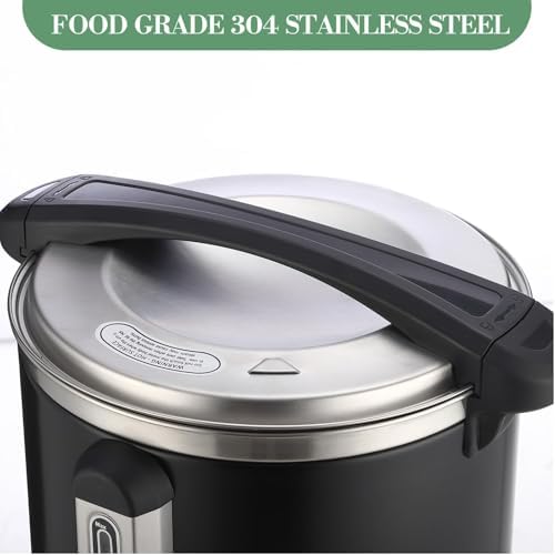120-Cup (18L) Commercial Coffee Urn – Stainless Steel Electric Hot Beverage Dispenser with Fast Brew & Double-Wall Insulation, Easy to Clean for Large Events, Catering, Churches, and Gatherings - Image 3
