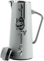 Insulated Carafe Flask 1L – For Coffee, Tea & Hot Beverages, Double Wall Stainless Steel Build, Spill Resistant Lid, Portable Serving Pitcher, Long Heat Hold, Gift Idea by Otantik (Grey & Silver) - Image 2