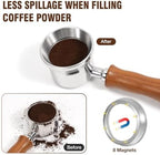51mm Bottomless Portafilter, Professional Espresso Portafilter with Filter Basket, Screen and Espresso Dosing Funnel, - Image 5