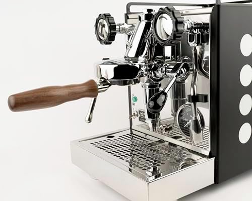 Angled 58mm E61 Bottomless Portafilter Compatinle with Profitec Go, ECM, Lelit, Rocket and Other E61 Grouphead Machines 18-20g basket included (WalnutV2, 58mm For E61) - Image 4