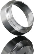 Coffee Dosing Ring Magnetic Espresso Intelligent Funnel 51mm 53mm 54mm 58mm Compatible with Delonghi Breville Portafilter Barista Tools(58MM silver) by Unknown