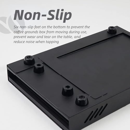 Espresso Knock Box Drawer Stainless Steel Coffee Knock Box for Home Office Cafe Use - Image 6