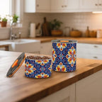 Stainless Steel Coffee Storage Containers with Airtight Lid, Colorful Mexican Talavera Mandala 17oz Food Storage Container Kitchen Canister for Tea, Coffee Beans, Ground, Sugar Storage - Image 6