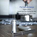 Espresso Coffee Stirrer Needle - Professional Stainless Steel Coffee Stirrer WDT Tool with Cover, Professional Barista Hand Distribution Tool(B) - Image 5