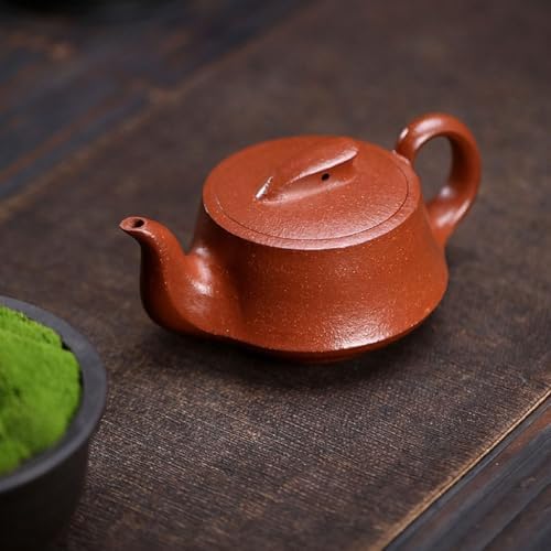 Tea Kettle Office Desktop Handmade Red Clay Teapot Family Tea Room Kung Fu Tea Set Ceramic Tea Infuser - Image 6