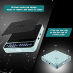 IKAPE Digital Coffee Scale, Premium Aluminium Espresso Scales with Timer, 2kg/0.1g High Precision Rechargeable Drip Espresso Scale with Tare Function, LED Display(Green) - Image 4