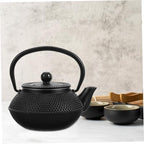 0.3l Cast Iron Teapot with Handle, Vintage Retro Tea Kettle - Image 2