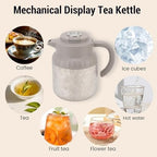 Mechanical Digital Display Coffee Maker,tea Brewing Pot,tea Infuser Pot 1100ml Capacity Mechanical Display Water Separation Multifunctional Kettle for Home - Image 4