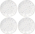 Lenox 895696 Blue Bay Dots 4-Piece Dinner Plate Set by Lenox