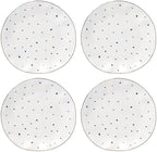 Lenox 895696 Blue Bay Dots 4-Piece Dinner Plate Set by Lenox