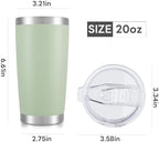 20 oz Tumbler with Lid Stainless Steel Insulated Tumblers Bulk Cups Mug - Image 7
