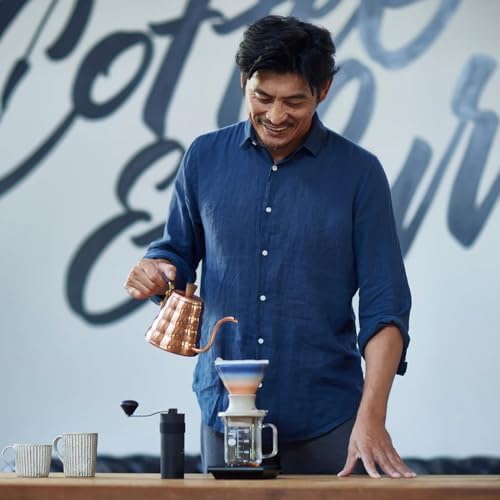 HARIO SSDC-200-SUN Coffee Dripper Switch, Sunrise, Kenji Sakaguchi, Collaboration Model, Arita Ware, Dipping Type Dripper with 40 Paper Filters - Image 4